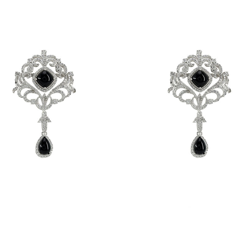 Black Onyx Multi Shape Earrings