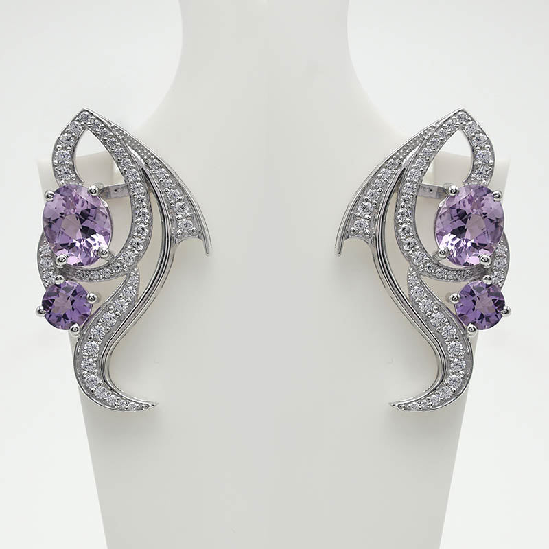 Amethyst Multi Shape Earrings