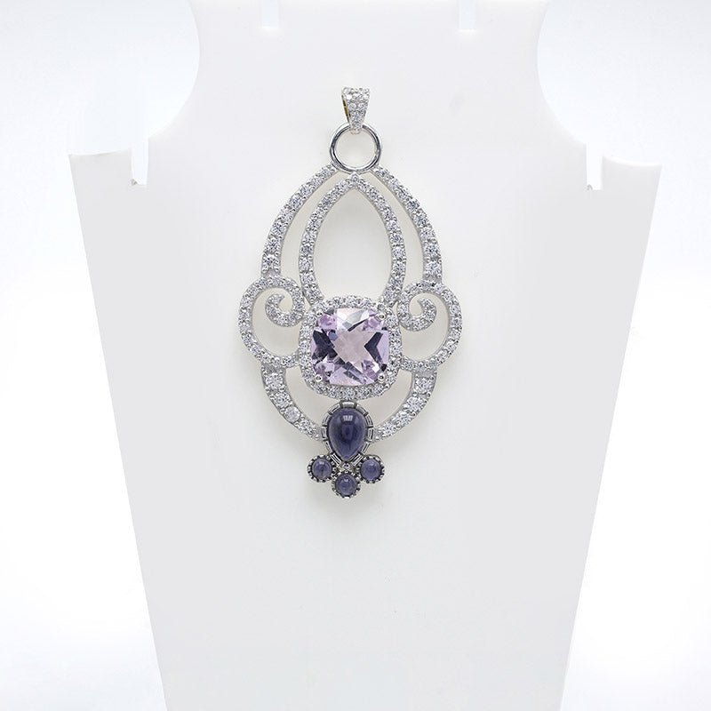 Amethyst Multi Shape Pendants