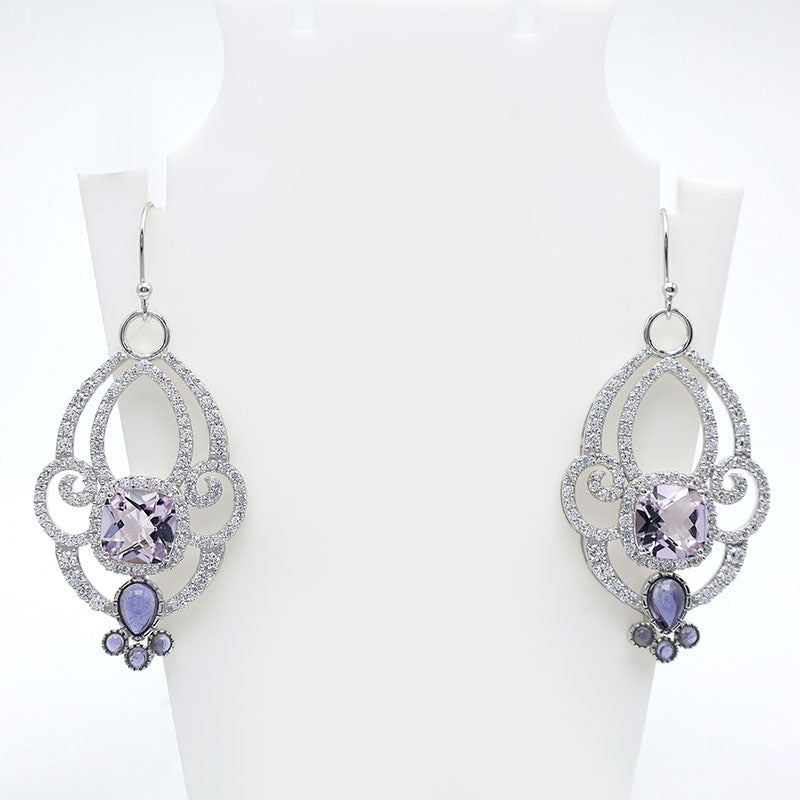 Amethyst Multi Shape Earrings