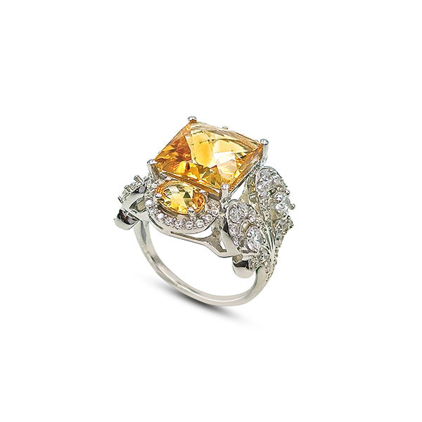 Citrine Multi Shape Rings
