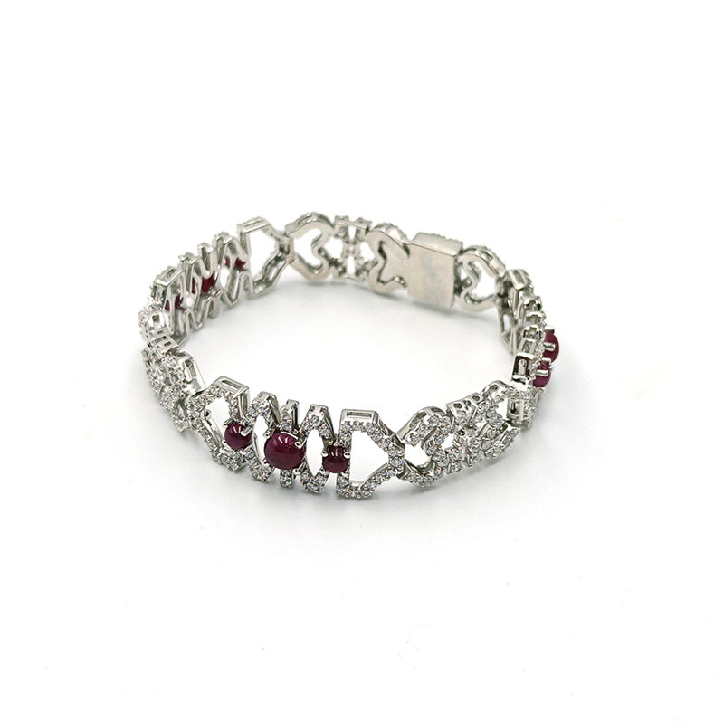 Ruby Round Bracelets