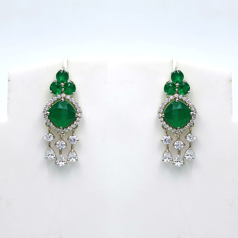 Green Onyx Multi Shape Earrings