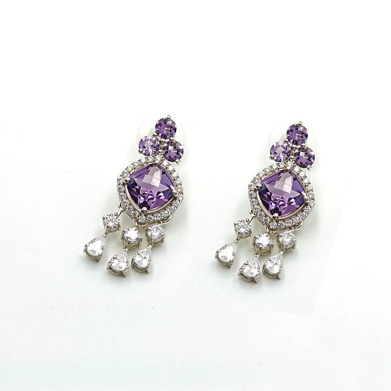 Amethyst Multi Shape Earrings