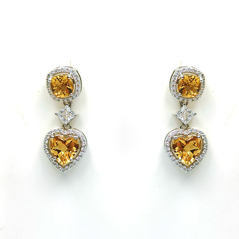 Citrine Multi Shape Earrings