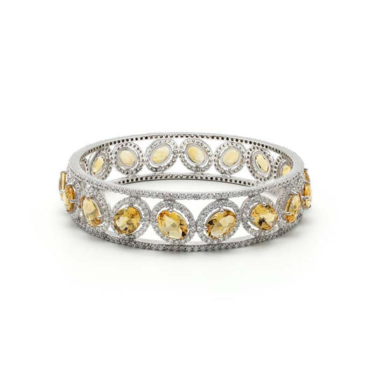 Citrine Oval Bangle