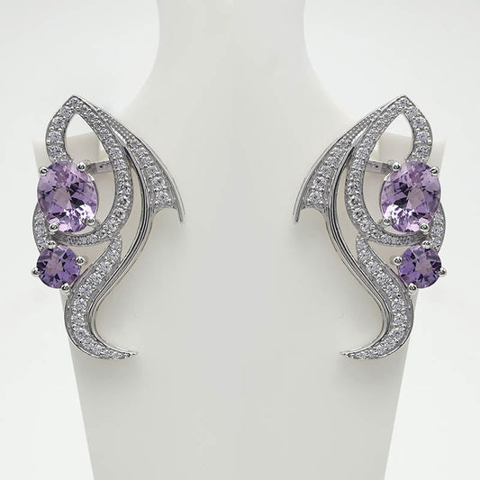 Amethyst Multi Shape Earrings