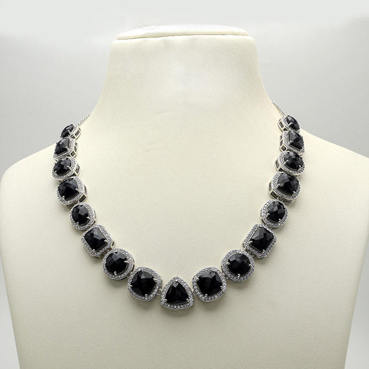 Black Onyx Multi Shape Necklace