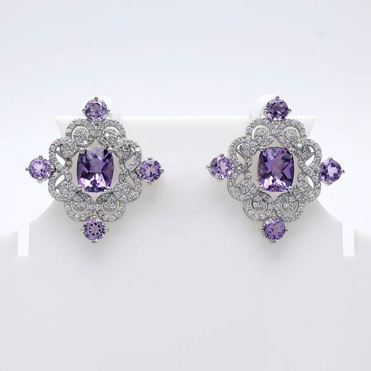 Amethyst Multi Shape Earrings