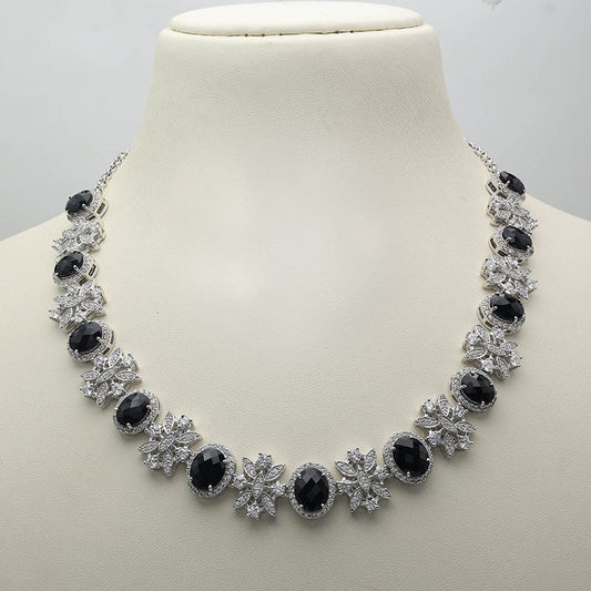Black Onyx Oval Necklace