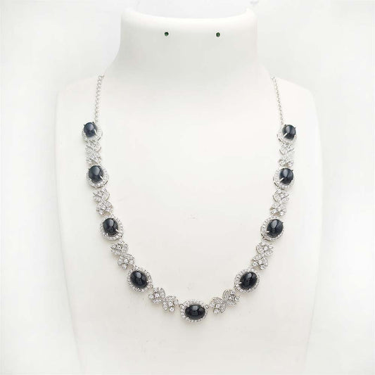 Black Onyx Oval Necklace