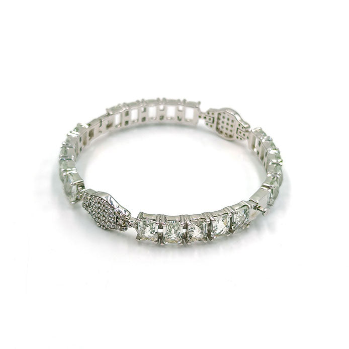 Prasiolite Octagon Bangle