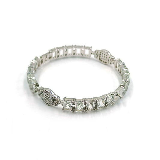 Prasiolite Octagon Bangle