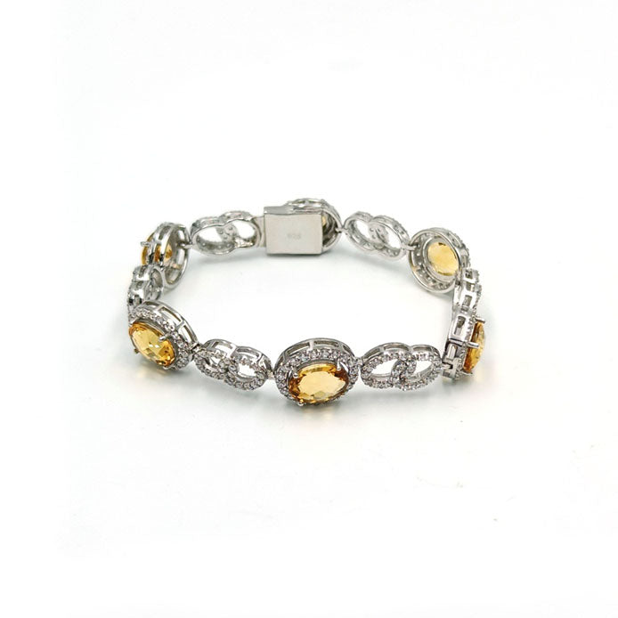 Citrine Oval Bracelets