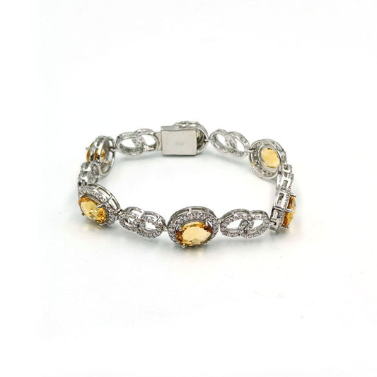 Citrine Oval Bracelets