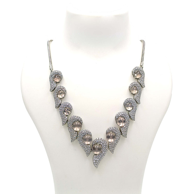 Rose Quartz Round Necklace