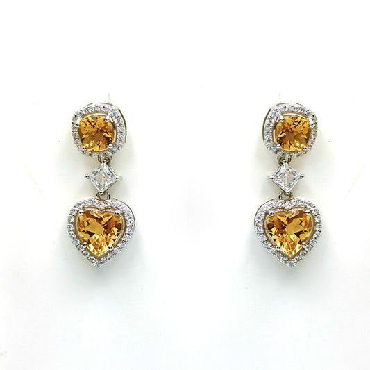 Citrine Multi Shape Earrings