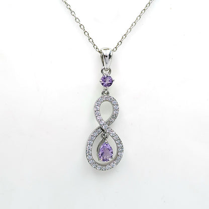 Iolite Hourglass Drop Earrings