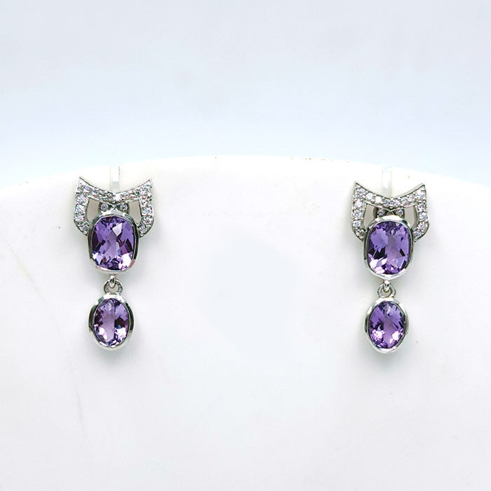 Citrine Petite Drop Earrings