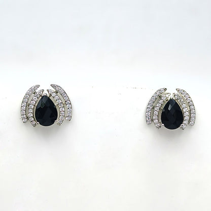 Amethyst Dewdrop Halo Earrings