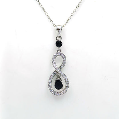 Iolite Hourglass Drop Earrings