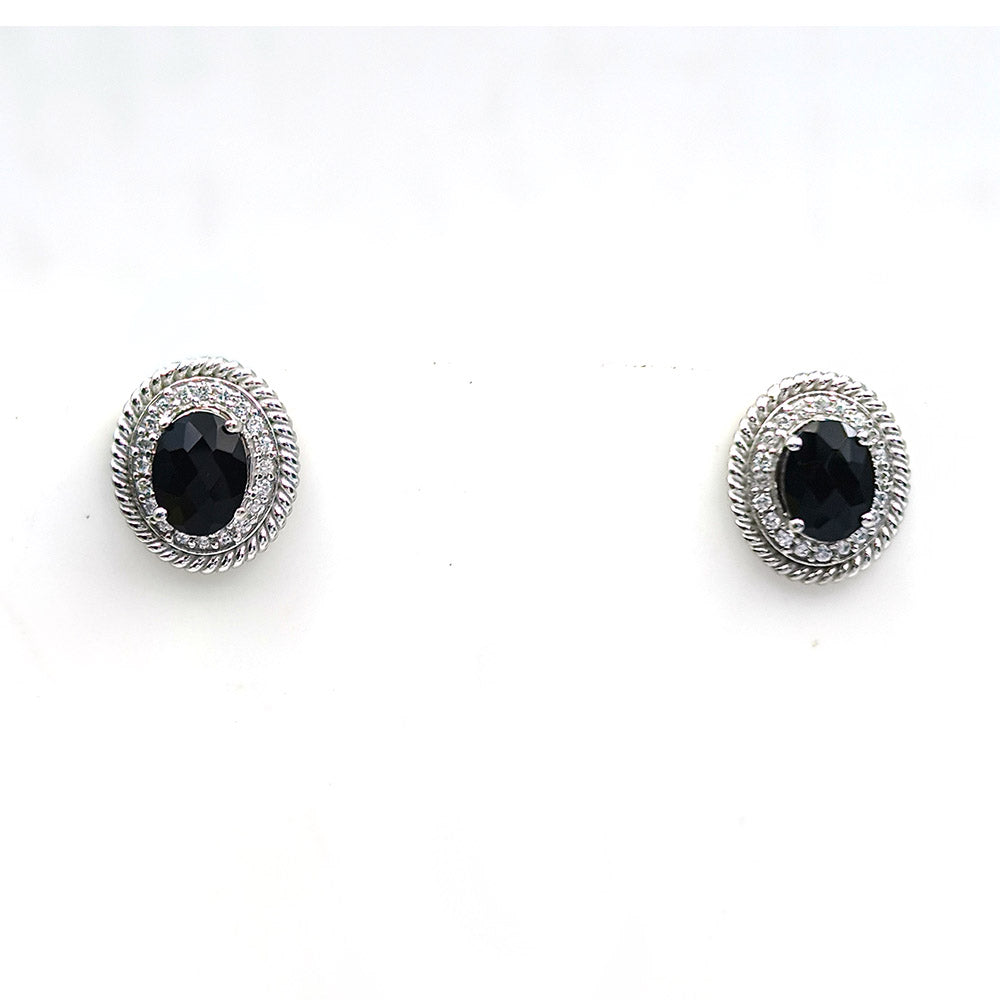 Prasiolite Orbit Solitaire Earrings