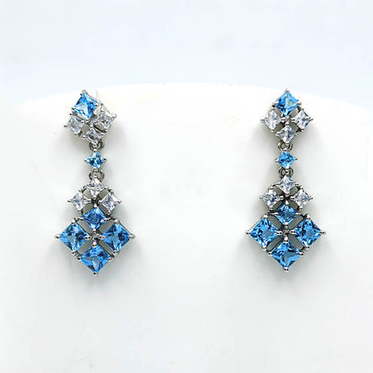 Iolite Kite Cascade Earrings