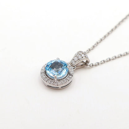 Blue Topaz Petite Cluster Earrings