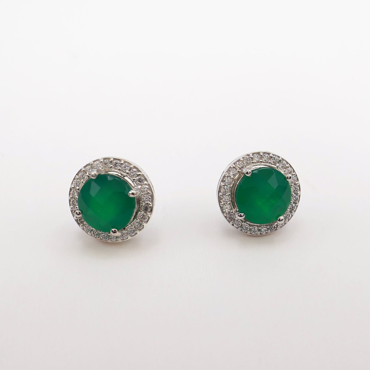 Blue Topaz Petite Cluster Earrings