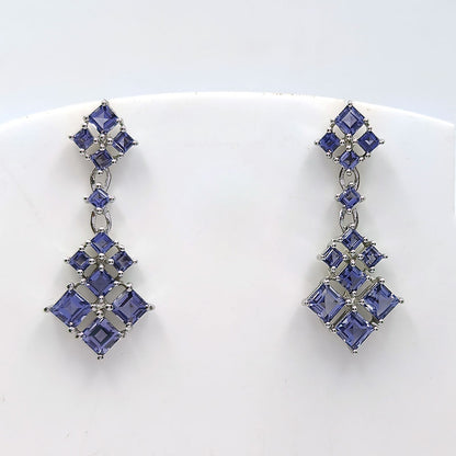Iolite Kite Cascade Earrings