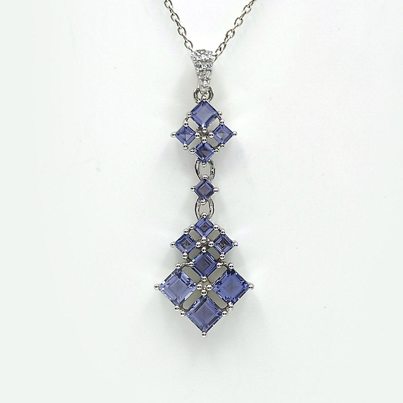 Iolite Kite Cascade Earrings