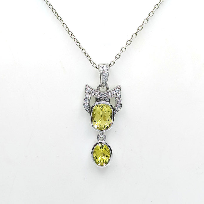 Citrine Petite Drop Earrings