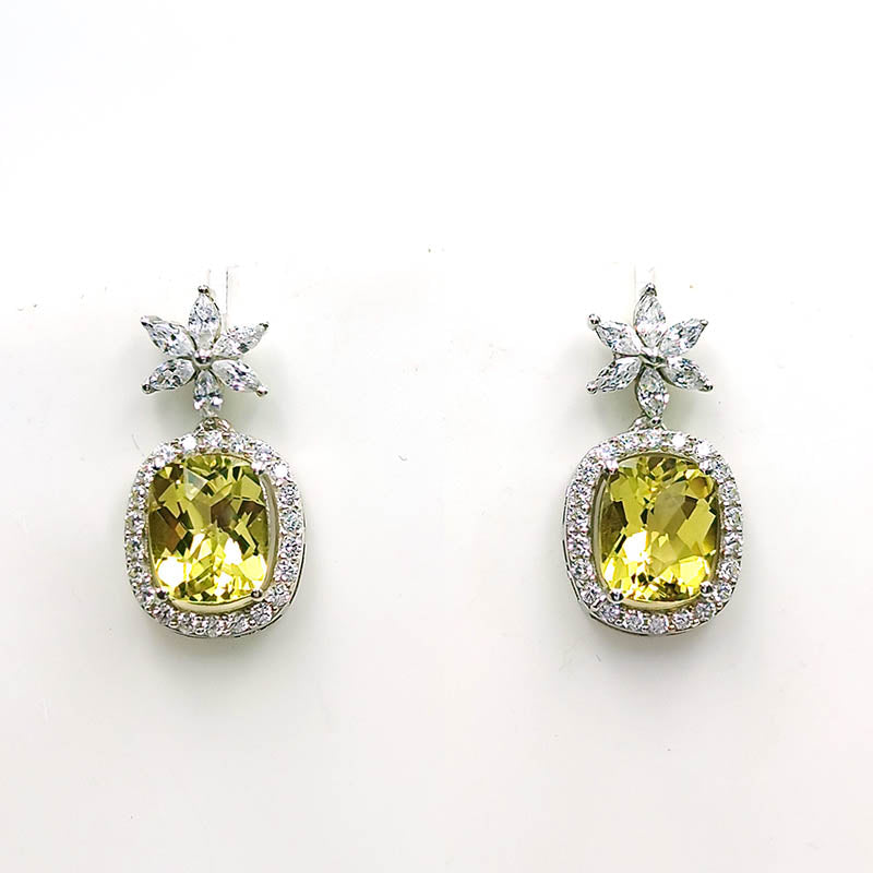 Moonstone Starlit Oval Earrings