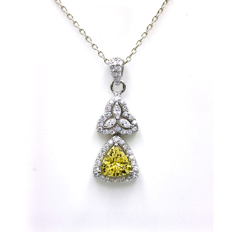 Blue Topaz Trinity Lace Earrings
