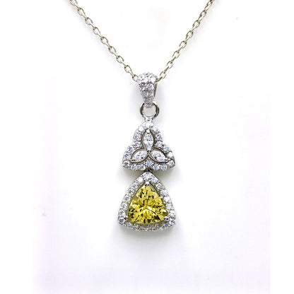 Blue Topaz Trinity Lace Earrings