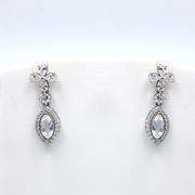Moonstone Marquise Blossom Earrings