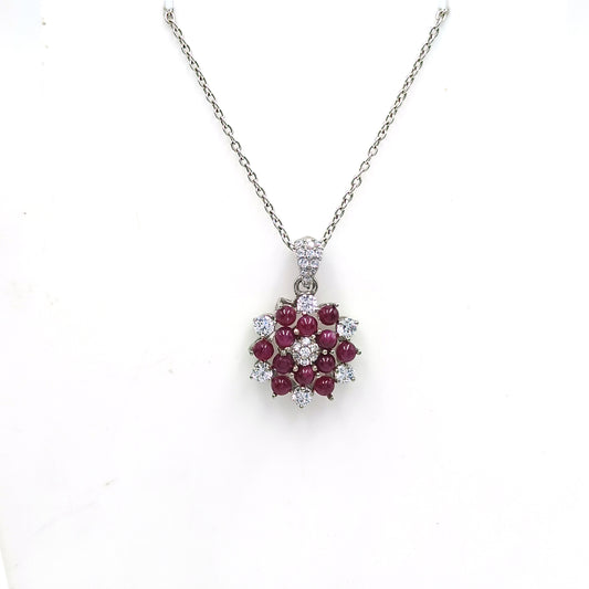 Ruby Crimson Drop Earrings