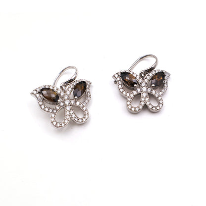 Citrine Butterfly Earrings