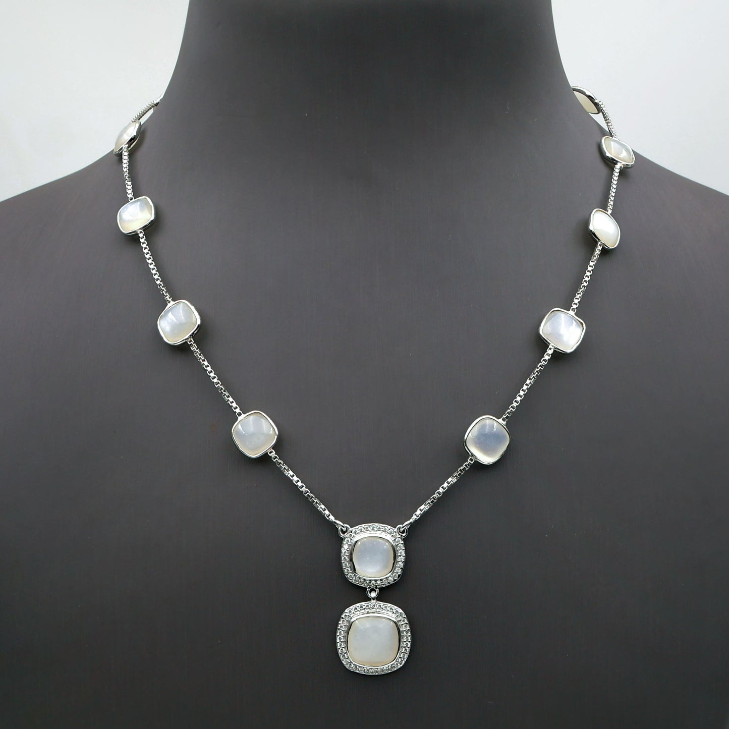 Amethyst Dew Garland Necklace