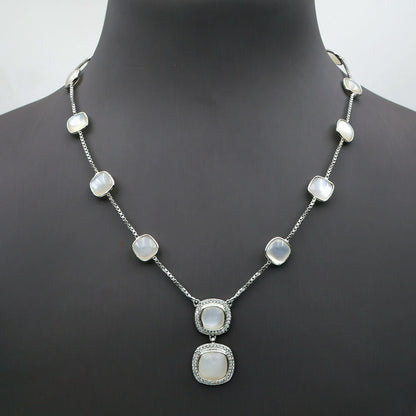 Amethyst Dew Garland Necklace